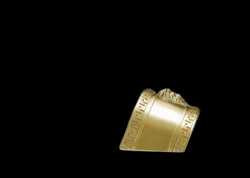 Versace Palazzo Medusa Pool Slide Gold Black