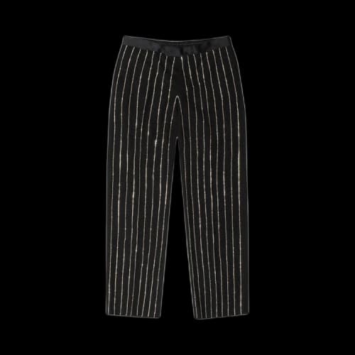 Stussy x Dries Van Noten Crystal Smoking Pant 'Black'