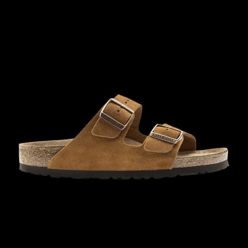 Birkenstock Arizona Series Cowhide Suede Light Brown Version Sandals