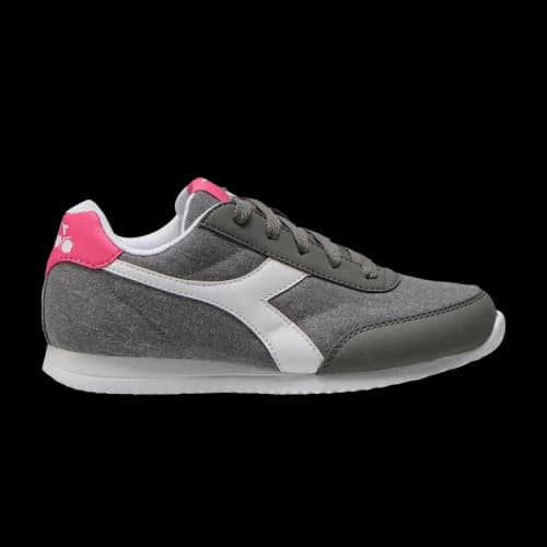Diadora Jog Light Big Kid 'Charcoal Grey Fandango Pink'