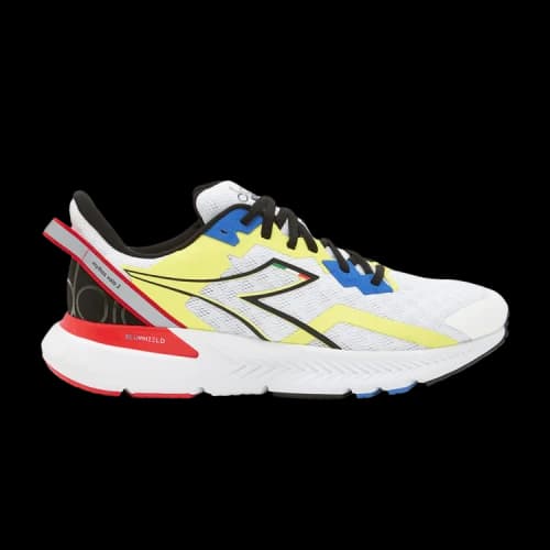 Diadora Mythos Blushield Volo 3 'White Yellow Fluorescent'
