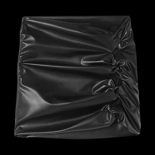 Versace Knotted Mini Skirt 'Black'