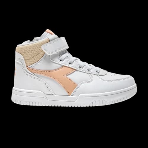 Diadora Raptor Mid Little Kid 'White Peach Parfait'