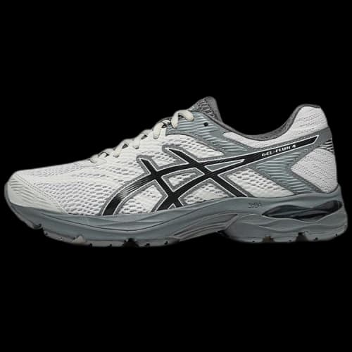ASICS Gel Flux 4 Low top Rubber SPEVA Casual Physical Fitness Test & Exam Running Shoes Men's Gray Black