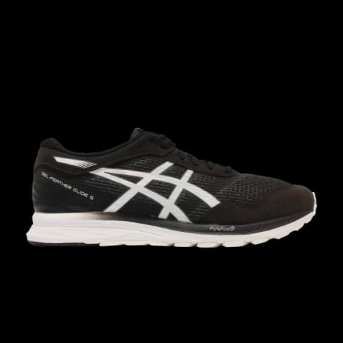 ASICS Gel Feather Glide 5 2E Wide 'Black White'