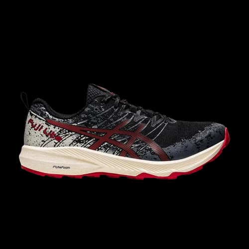 ASICS Fuji Lite 2 Black Electric Red