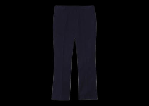 Bad Bunny x Zara Flare Fit Pinstripe Suit Pants Navy Blue