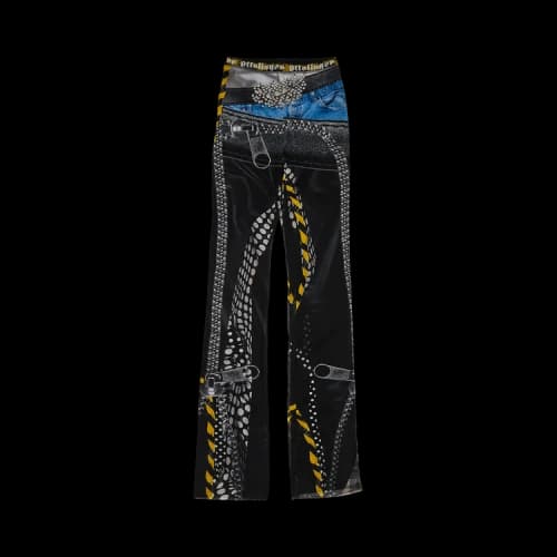Ottolinger Mesh Pants 'Polka Dot Zip Print'