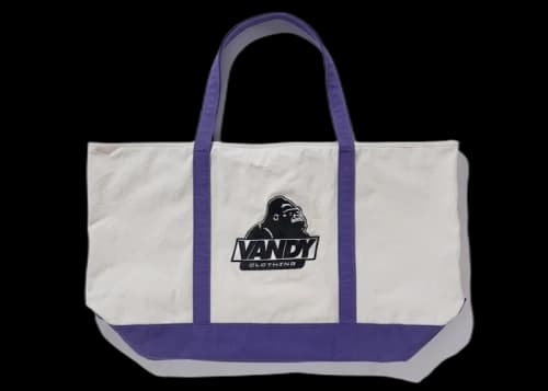 Vandy The Pink x XLARGE Giant Tote Bag Beige Purple
