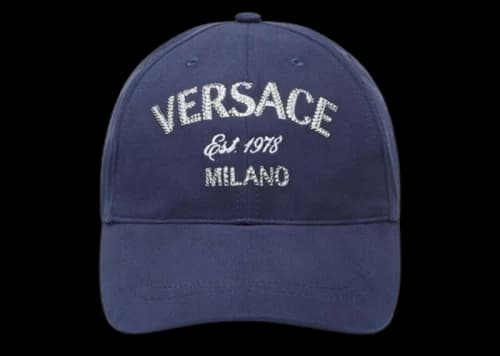 Versace Milano Stamp Baseball Cap Blue