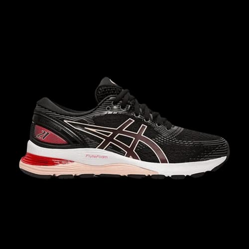 ASICS Gel-Nimbus 21 'Black Laser Pink' (Women's)