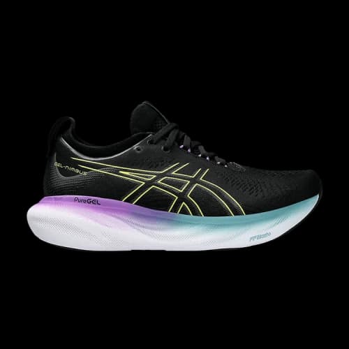 ASICS GEL-Nimbus 25 'Black Glow Yellow' (Women's)