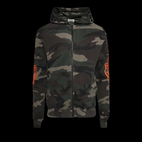 Warren Lotas Serenity Reaper Thermal Lined Zip Up 'Washed Woodland/Camo'