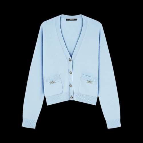 Versace Knit Sweater 'Pale Blue'