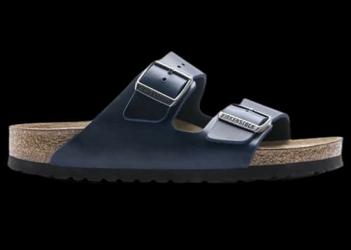 Birkenstock Arizona Soft Footbed Oiled Leather Blue