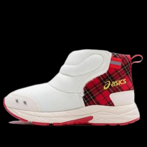 (GS) ASICS Winter Warm Boots 'White Red'