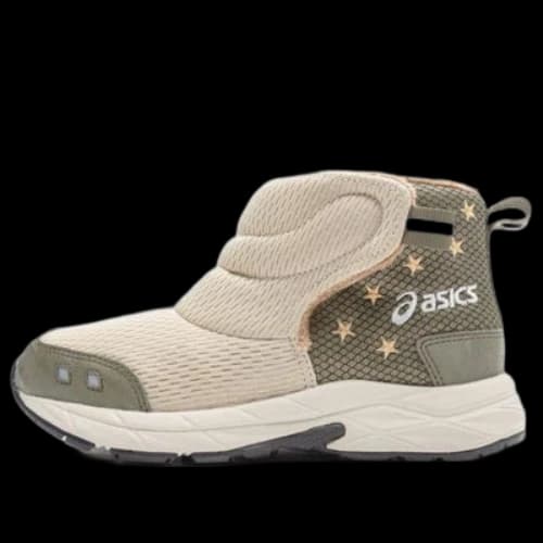 (GS) ASICS Contend Boots 'Cream Olive Green'