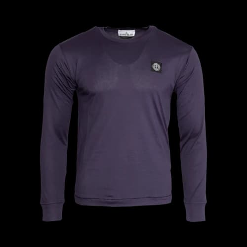 Stone Island Long-Sleeve Patch T-Shirt 'Ink'