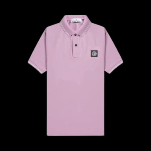 Stone Island Polo Shirt 'Pink'