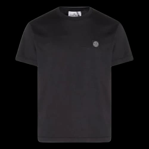 STONE ISLAND Patch Logo T-shirt 'Black'