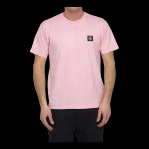 STONE ISLAND Patch T-shirt 'Pink'