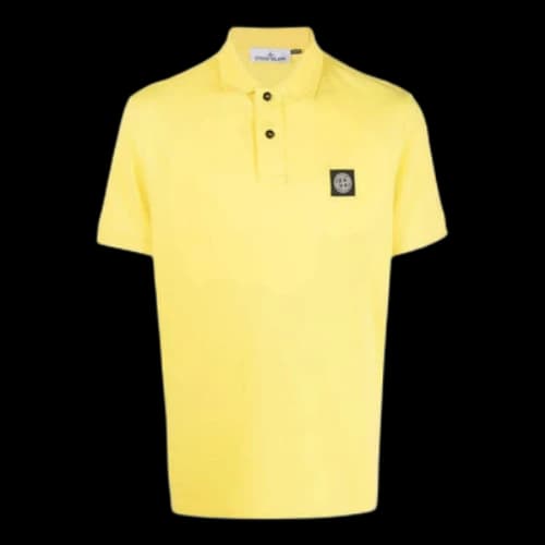 STONE ISLAND Polo Shirt 'Yellow'