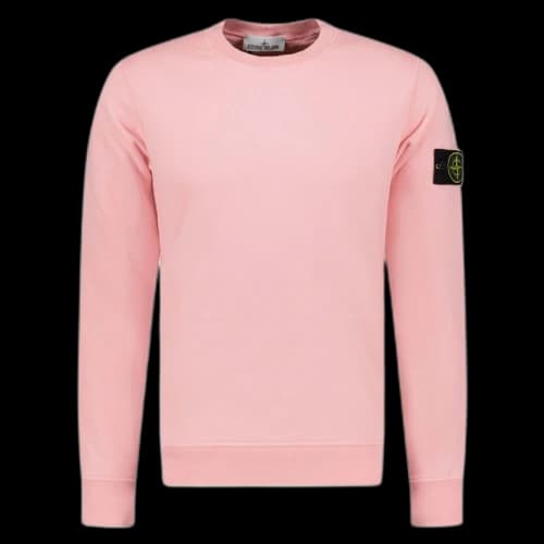 Stone Island Logo Sweatshirt Pink