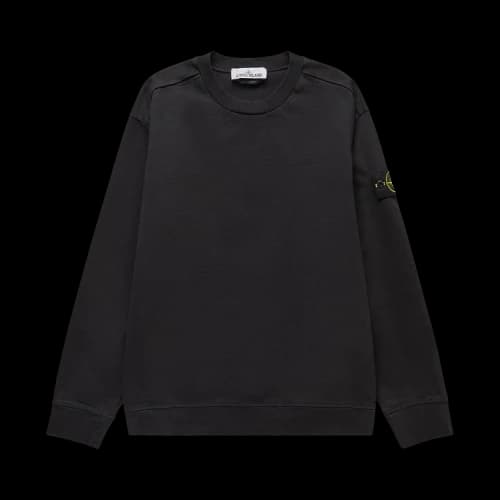 Stone Island Dyed Heavy Long-Sleeve T-Shirt 'Black'