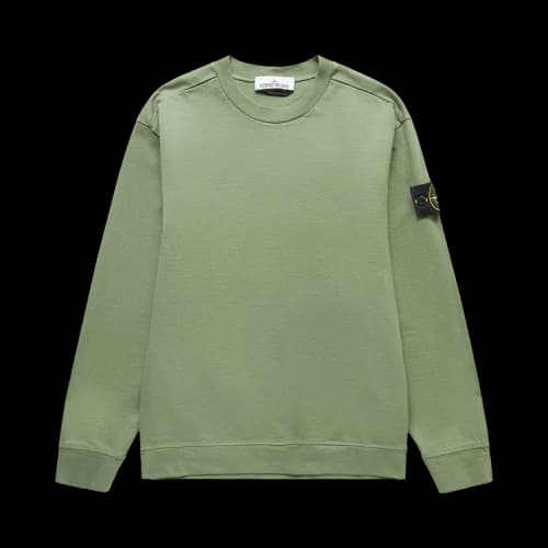 Stone Island Dyed Heavy Long-Sleeve T-Shirt 'Green'