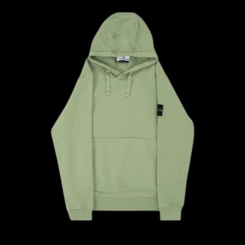 Stone Island Compass Motif Detail Hoodie 'Sage'