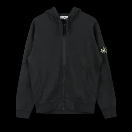 Stone Island Felpa Zipped Hoodie 'Black'