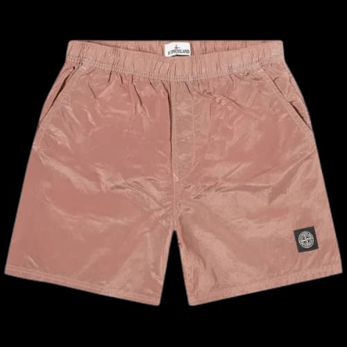 Stone Island Drawstring Metal Swimming Trunk 'Pink'