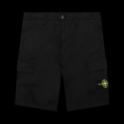 Stone Island Cargo Bermuda Shorts 'Black'