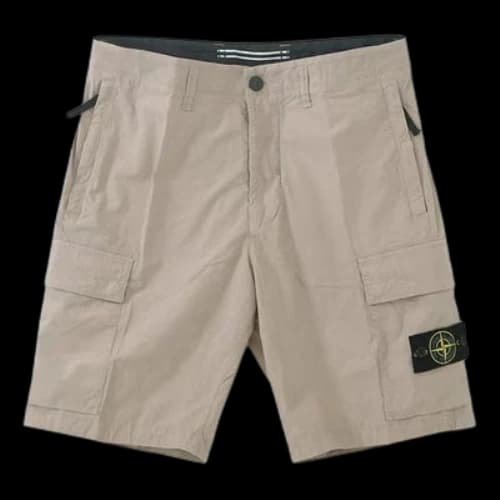 STONE ISLAND Cargo Bermuda Shorts 'Dove Grey'