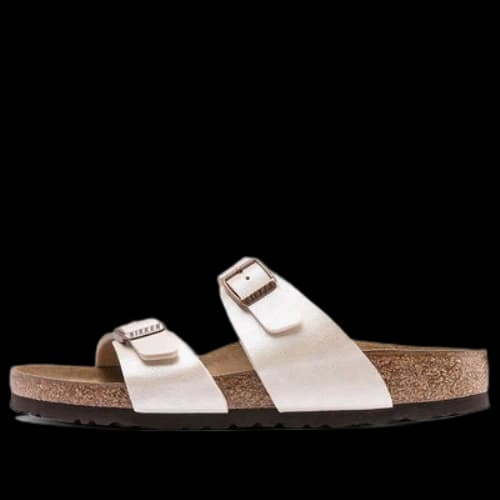 Birkenstock Sydney Birko-Flor Graceful Narrow Fit Sandals 'Pearl White'
