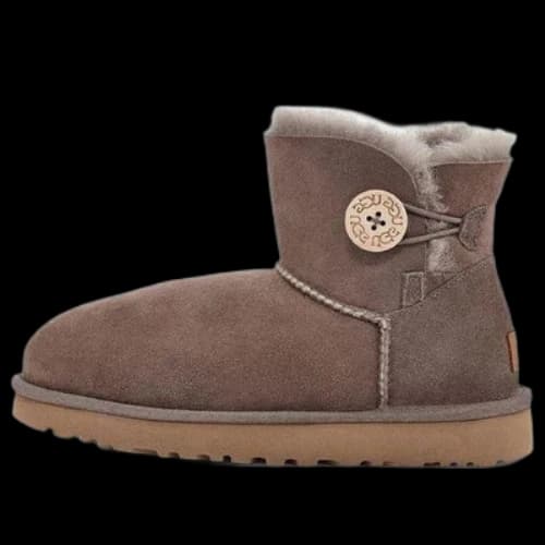 UGG Mini Bailey Button II 2.0 Snow Boots Brown (Women's)
