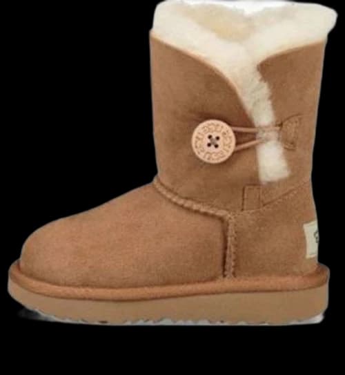 (PS) UGG Bailey Button II Snow Boots Brown