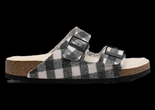 Birkenstock Arizona Rivet White Plaid
