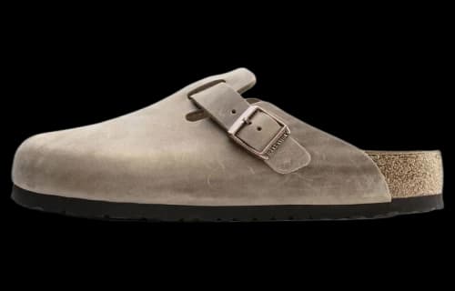 Birkenstock Boston Soft Footbed Regular 'Oiled Leather Tobacco Brown'