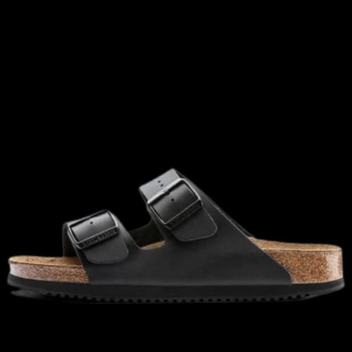 Birkenstock Kyoto Oiled Leather/Suede Leather Narrow Fit 'Black'