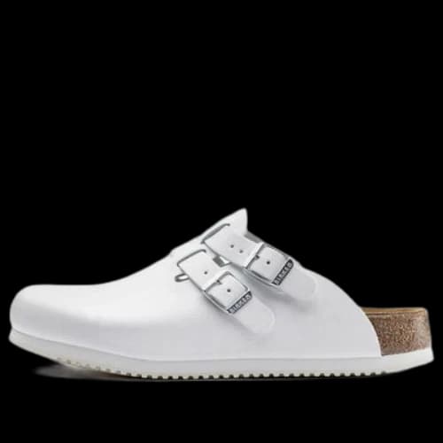 Birkenstock Kay SL Natural Leather Narrow Fit Sandals 'White'