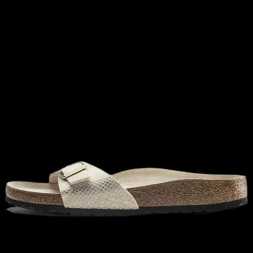 Birkenstock Madrid Narrow Fit Sandals 'Gold Python'