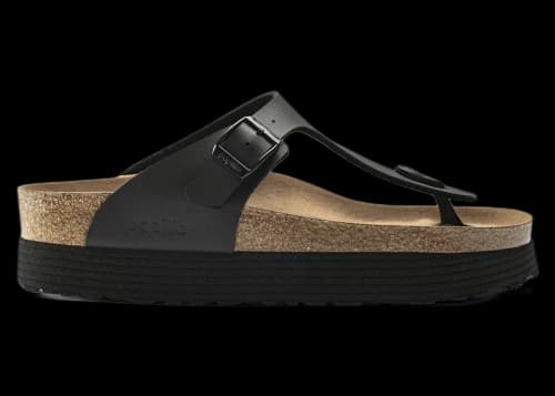 Birkenstock Gizeh Platform Black (Women's)
