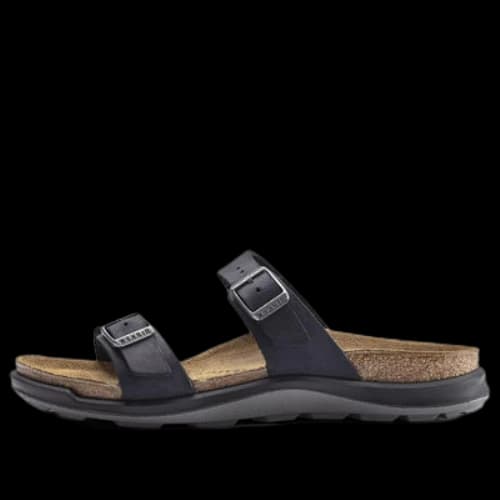 Birkenstock Sierra Waxy Leather Narrow Fit Sandals 'Black' (Women's)