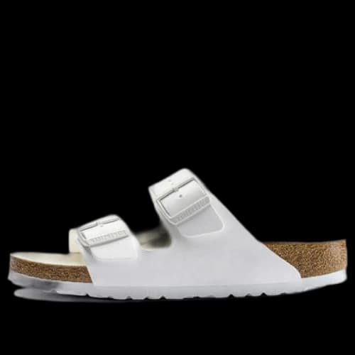Birkenstock Arizona Birko-Flor Narrow Fit 'White'