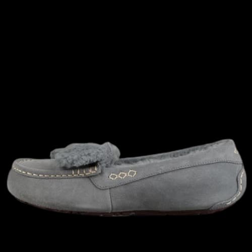 UGG Ansley Fur Bow Gray (Women's)