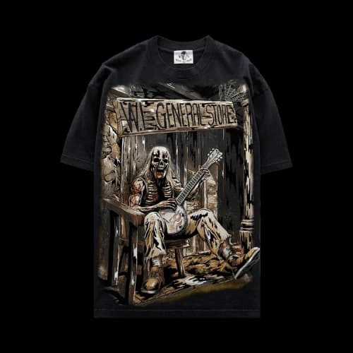 Warren Lotas WL General Store T-Shirt 'Charcoal'