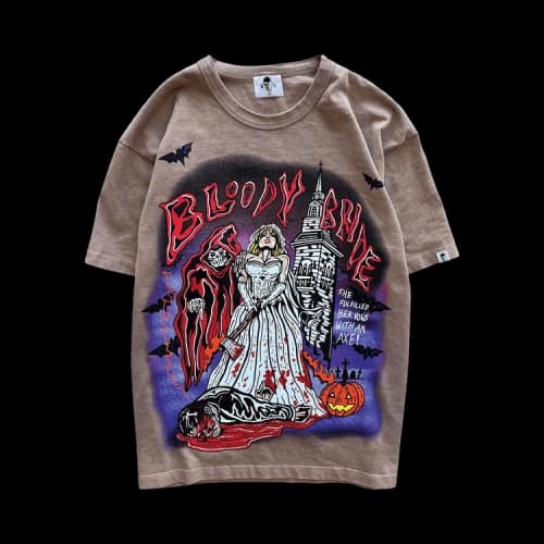 Warren Lotas Bloody Bride T-Shirt 'Tan'