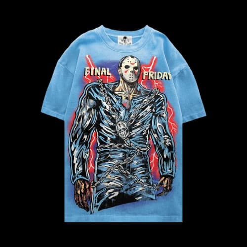 Warren Lotas Final Friday T-Shirt 'Sunfaded Blue'