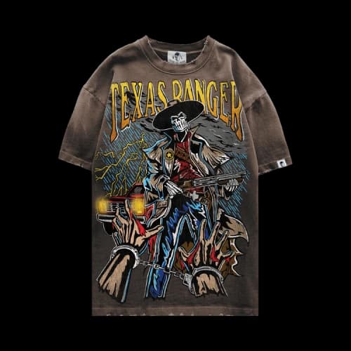 Warren Lotas Texas Ranger T-Shirt 'Brown'